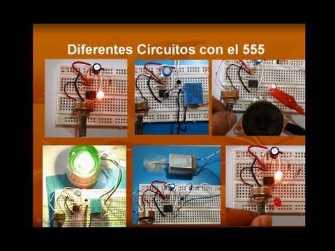 6 proyectos diferentes de Electrónica con 555