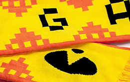 Warm up your winter with a soft Gabe scarf.