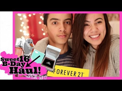 SWEET 16 BIRTHDAY HAUL! + Special Guest! :o