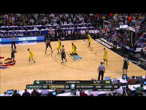 #22 Michigan State vs #8 Michigan (3/16/2014) Big Ten Championship