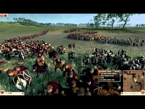 Total War: Rome II - Suebi vs Rome Gameplay - River Crossing Battle by DiplexHeated