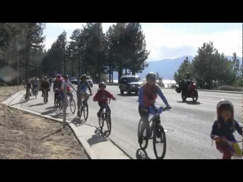 World's Longest Bicycle Parade! Slow Rollers 2012 in Lake Tahoe