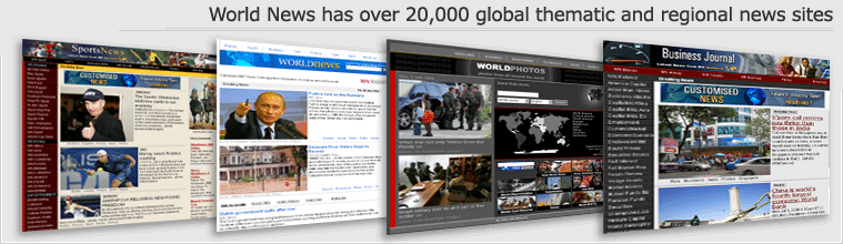 World News has over 75 million global thematic and regional news sites