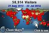 Locations of visitors to this page