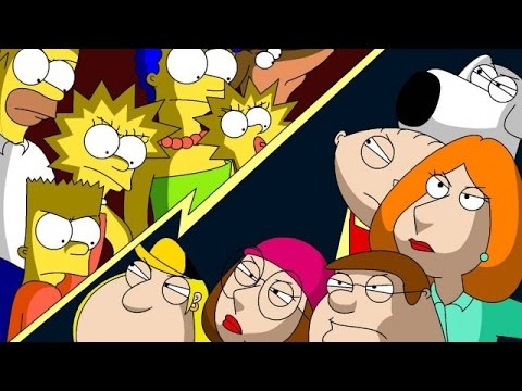 The Simpsons/Family Guy Crossover Trailer - Comic Con 2014