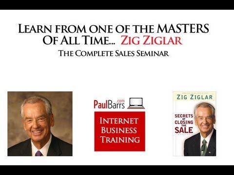 Zig Ziglar - The Complete Sales Closing Seminar.