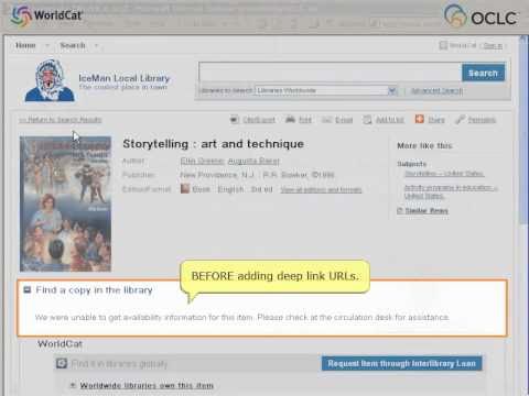 OCLC WorldCat Registry: Help users connect to your library