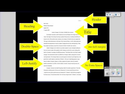 MLA Tutorial #1: Basic Paper Formatting