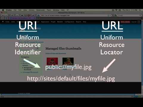 What the difference is between a URI and a URL (a Drupal how-to)