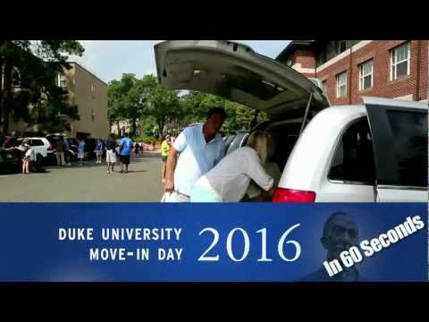 Freshman Move-In Day -- in 60 Seconds