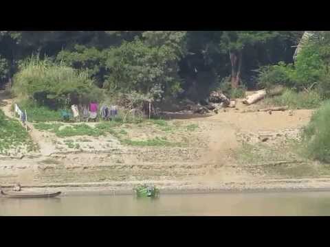 Life along the Irrawaddy river from Bagan to Mandalay, Myanmar