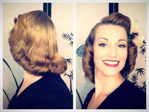 The 1940's Pageboy Tutorial-Basic Authentic Methods