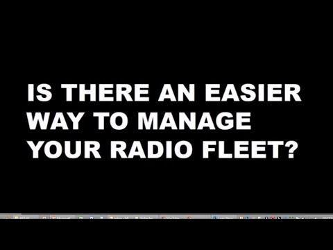 Motorola Solutions' MOTOTRBO™ Radio Management Overview