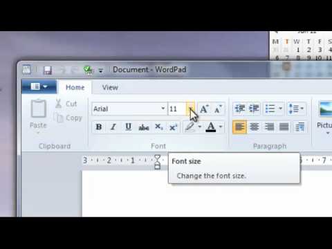 Basic Computer Training - Document Creation in Wordpad