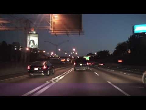 Atlanta, GA Downtown Freeways at Night