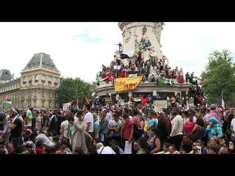 Malgré l'interdiction, rassemblement pro-Gaza à Paris