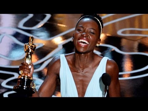 Lupita Nyong'o Emotional Best Supporting Actress Win Over Jennifer Lawrence Oscars 2014