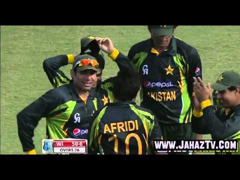 Shahid Afridi 7 Wickets Vs West Indies 2013 In 1080p Full HD (Pak Vs Wi 1st ODI Highlights )