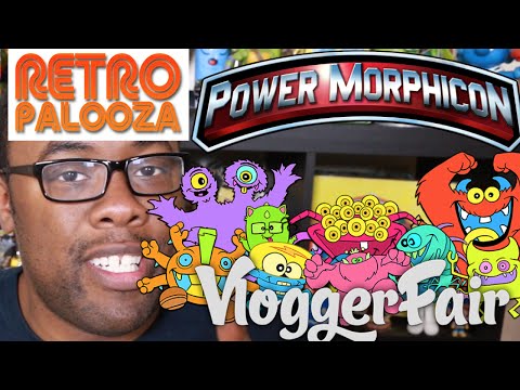 RETRO POWER RANGERS VLOGGERFAIR : Black Nerd