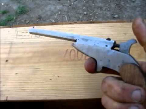 Homemade .22 caliber muzzleloading pistol