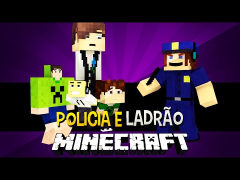 Policia e Ladrão - Presos Anormais !! c/ More Player Models Mod Minecraft