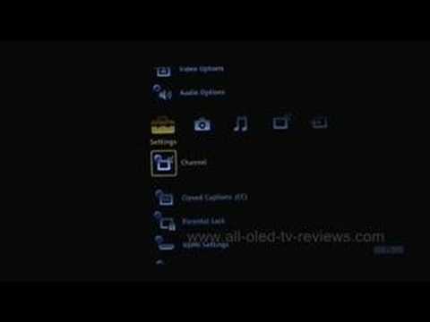 Sony XEL-1 OLED TV XMB (Xross Media Bar) Menu Walkthrough