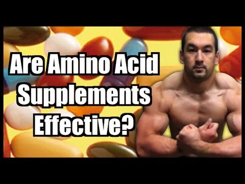 Are Amino Acid Supplements Effective?