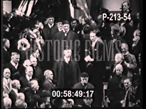 HERBERT HOOVER IS INAUGURATED