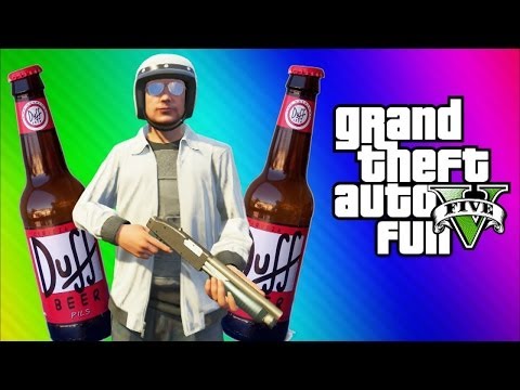 GTA 5 Online Funny Moments Gameplay - Chain Explosion, Wildcat Drunk, Car Glitch Fun (Multiplayer)