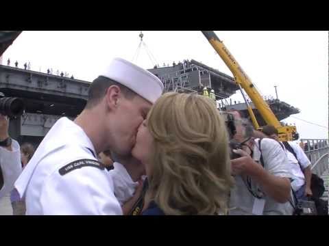 Homecoming Sailors of USS Carl Vinson Proud to Make History