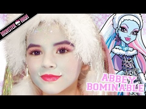 Abbey Bominable Monster High Doll Halloween Costume Makeup