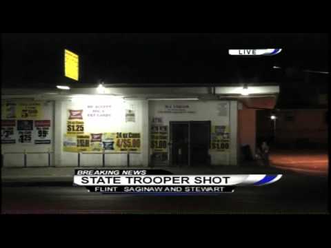 BREAKING NEWS: Michigan State Trooper shot in north Flint