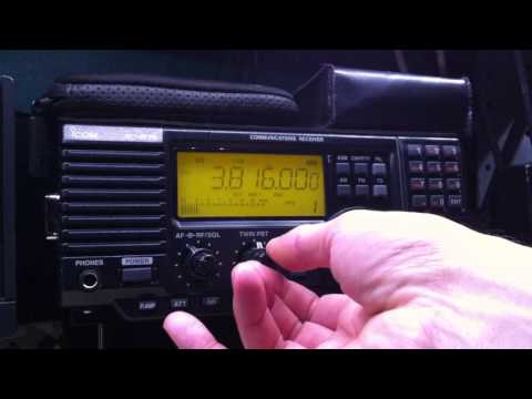 Icom IC-R75 on 80 meters