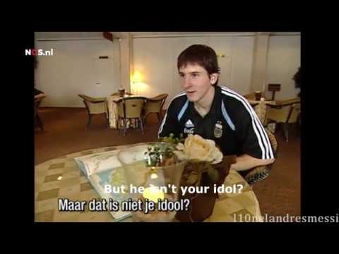 Lionel Messi (17 years old) interview