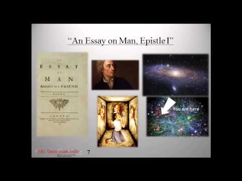 Alexander Pope's Essay on Man, Epistle 1 Read-Along