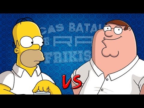 Homer Simpson VS Peter Griffin. Épicas Batallas de Rap del Frikismo | Keyblade ft. Zarcort