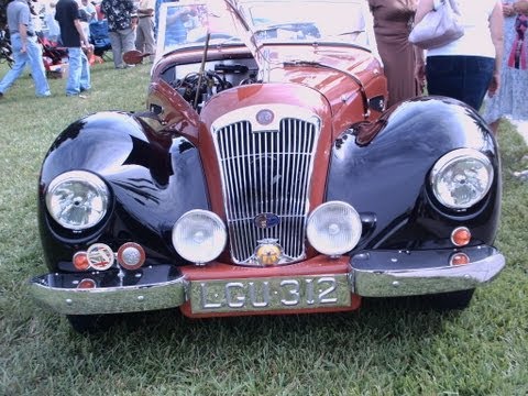 1950 Lea-Francis Cabriolet RedBlk