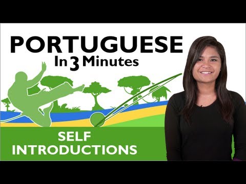 Learn Brazilian Portuguese - How to Introduce Yourself in  Brazilian Portuguese