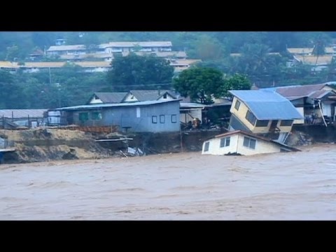 Double disaster as Solomon Islands hit by tropical storm and earthquake