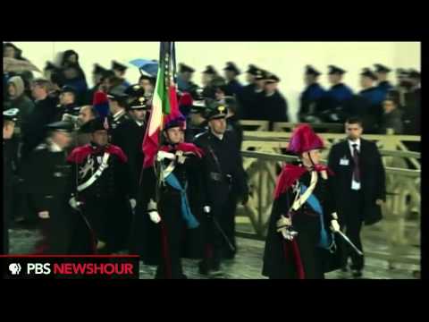 Watch the Swiss Guard March Into Vatican City in Preparation of New Pope's Announcement