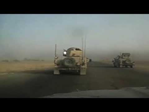 BOOM! Massive Roadside Bomb Explodes Near U.S. Troops (Iraq)