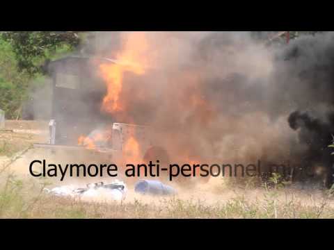 Claymore anti-personnel mine .wmv