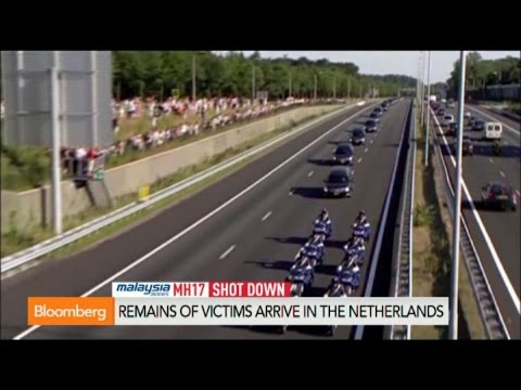 Malaysian Crash MH17 Victims Arrive on Dutch Soil