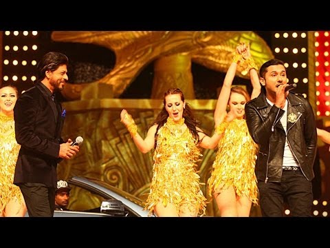 Shahrukh Khan and Yo Yo Honey Singh's Live Performance at - Life Ok Screen Awards 2014