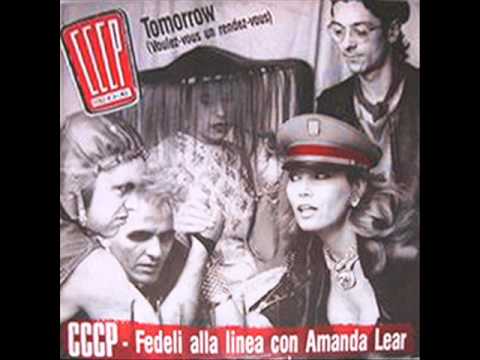 CCCP-Fedeli Alla Linea Con Amanda Lear - Tomorrow (1988)