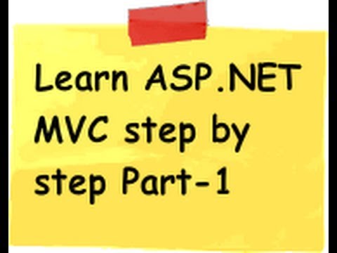 ASP.NET MVC Model view controller ( MVC) Step by Step  Part 1