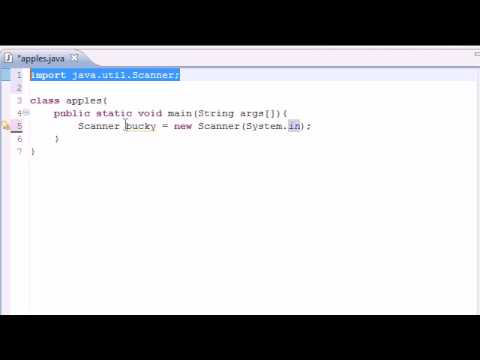 Java Programming Tutorial - 6 - Getting User Input