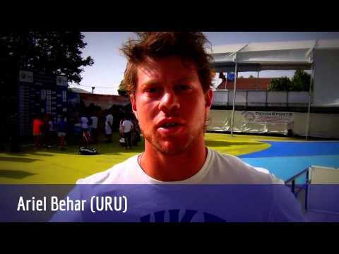 ATP Challenger Segovia, 2013 - interview with Ariel Behar