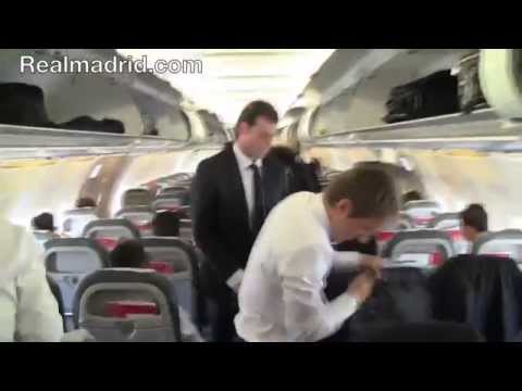 REAL MADRID BEHIND THE SCENES: Real Madrid's arrival in Cardiff