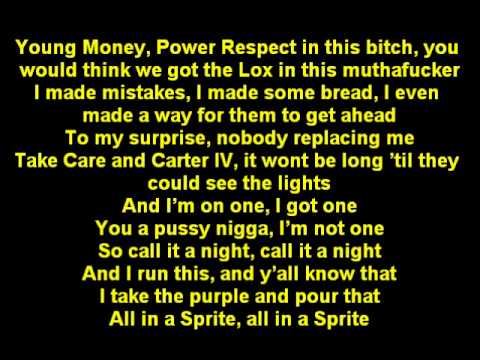 All Of The Lights (Remix) Lyrics! {Lil Wayne, Big Sean, & Drake}